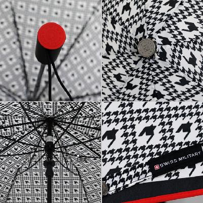 스위스밀리터리 우산 2단자동 하운드체크_우산(판촉물인쇄) 이미지 3