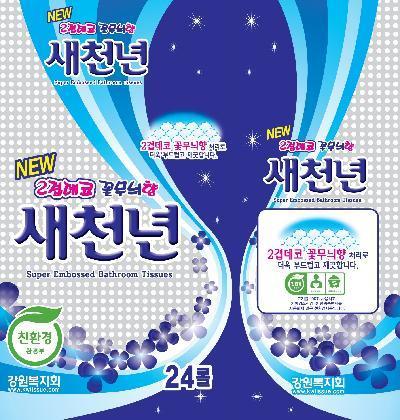 친환경 새천년 두루마리24롤 