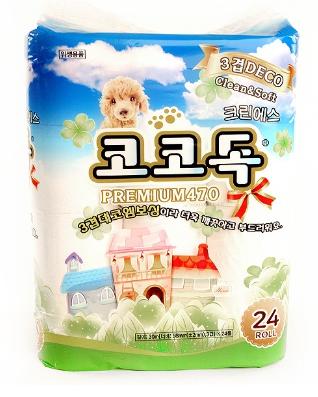 코코독 전면 모습 포장지에 담겼어요 한포장지에 24개 담겼어요 