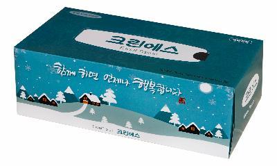 미용티슈 겉지모습으로 함께하면 언제나 라고 적혀있어요 