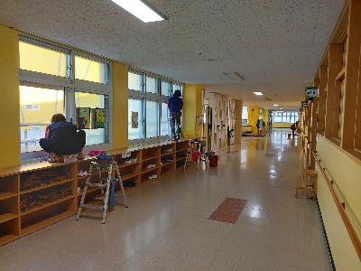 학교 대청소 이미지 1