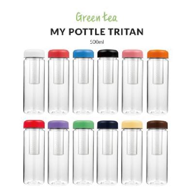 친환경 트라이탄 보틀 그린티 500ml 텀블러 / 기념품 홍보물
