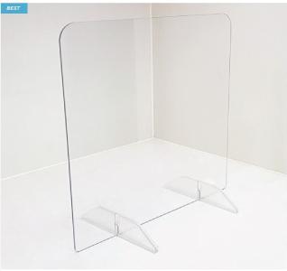 코로나 가림막 비말차단 아크릴 칸막이 3T (600*500)