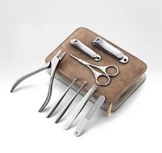 쓰리스타 고급 인조가죽 손톱깎이세트(8종) / 기념품 홍보물
