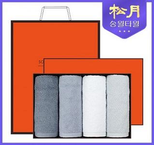 송월타올 호텔용 블랙라벨170g 4p타올세트 / 기념품 홍보물