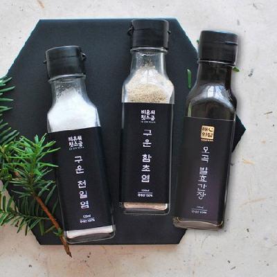 해와달 간장 석류 천일염 3종 선물세트 / 명절설선물 기념품 홍보물 