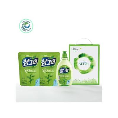 친환경 참그린 유기농녹차 3종세트 / 명절선물 설선물 기념품 홍보물 세제