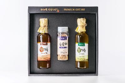 하눌애 2-2호(참기름, 들기름 180ml 세트)
