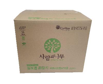 사람과나무 천연점보롤화장지 300M