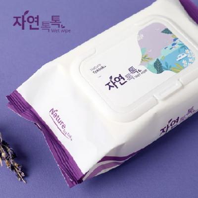 자연톡톡 물티슈 80매 / 주문제작상품 / 기념품 홍보물