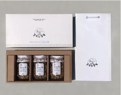 우엉차 유리병 3p set  