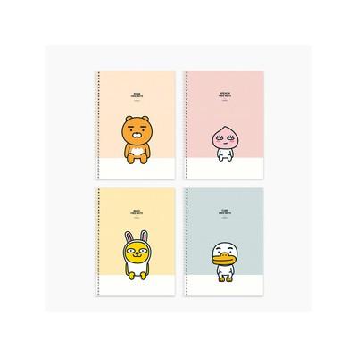 카카오프렌즈 스프링 연습장 (판촉물인쇄)