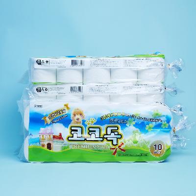친환경 인증  두루마리 , 롤화장지 코코독화장지(3겹, 30m, 10롤)*10묶음 총 100롤 타인증내용:여성기업,장애인기업,중소기업소상공인확인서