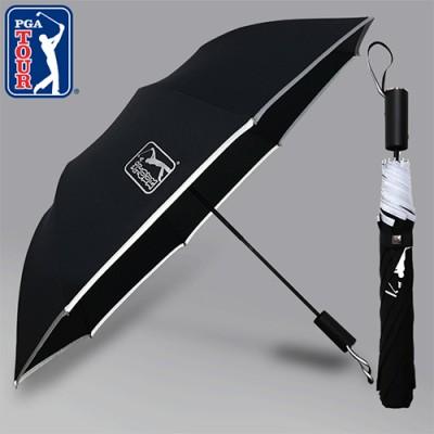 PGA 2단자동 리플렉티브 안전우산 (우산선물세트) (판촉물인쇄)