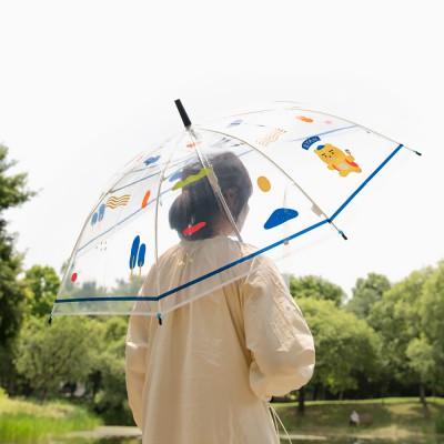 에이프릴샤워 투명 장우산 (우산선물세트) (판촉물인쇄)
