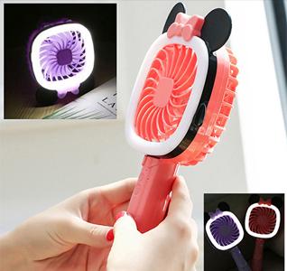 캐릭터 LED 선풍기 휴대용선풍기 USB선풍기