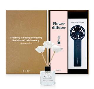 레스쁘리 2P 디퓨저세트 G (디퓨저(50ml)+선풍기))