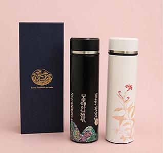 나빌레라 고급 316 텀블러 2종 (훈민정음 초충도) 500ml 명장 장춘철 作
