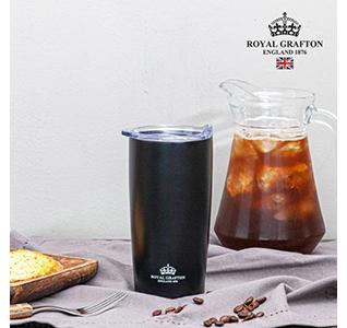 로얄그래프톤 보온보냉텀블러(콜드컵) 600-블랙 RG4027