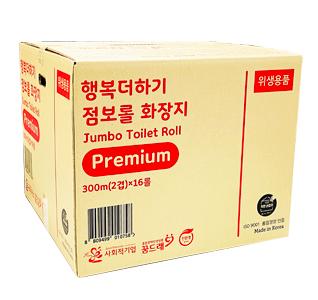 행복더하기 점보롤 화장지 300m