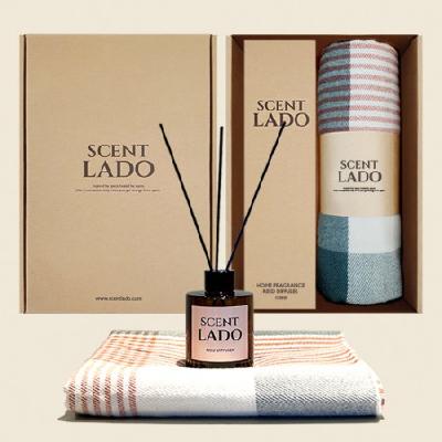 센트라도 디퓨저 + 국산 항공담요 세트 / 기념품 홍보물