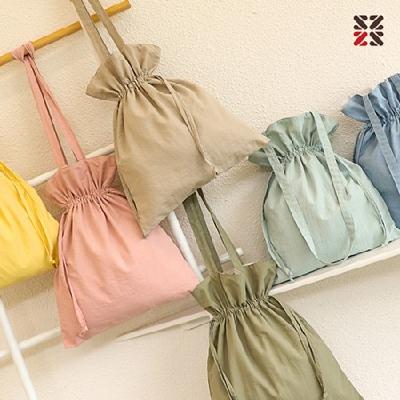 파스텔 스트링 에코백 / 기념품 홍보물