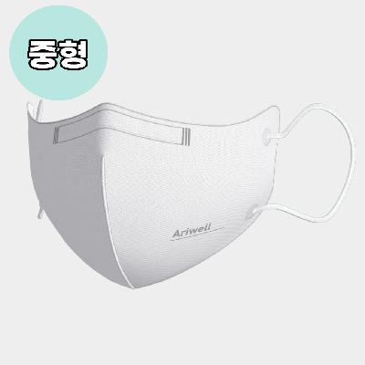 아리웰볼륨핏보건용마스크KF94(중형)흰색