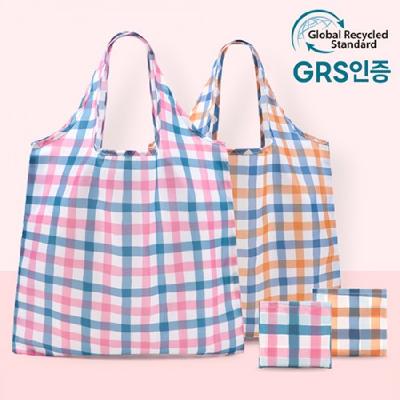 캔디체크 패턴 장바구니 / 신상품 / 기념품 홍보물