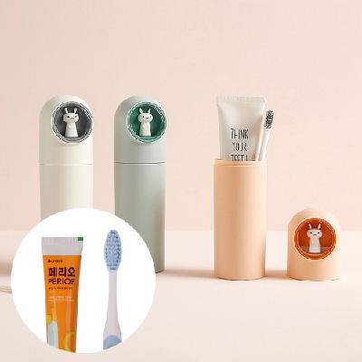 달토끼 여행 치약 칫솔 세트 (판촉물 기념품 홍보물 인쇄)