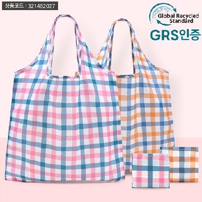 캔디체크 패턴장바구니(판촉물 기념품 홍보물 장바구니)