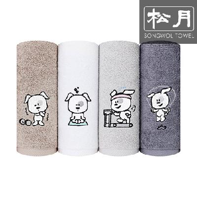송월 헬스하는 강아지150g (판촉물 기념품 홍보물 수건 인쇄)