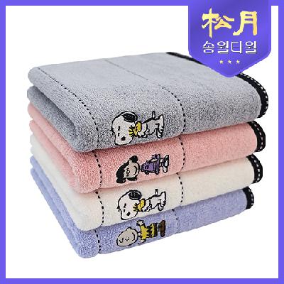 송월타올 스누피 프렌즈40 140g (판촉물 기념품 홍보물 수건 인쇄)