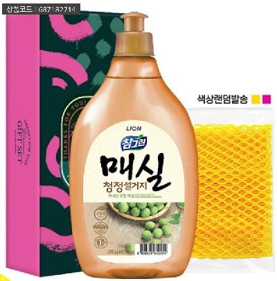 참그린 매실세제&망사수세미(판촉물 기념품 홍보물 인쇄)