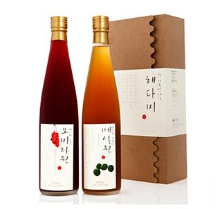 [명절할인]해다미 발효원액 2종세트(오미자+매실)