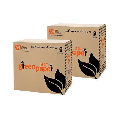 그린페이퍼 중질지 A4 70g