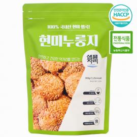 국내산 현미 100% 샘물자리 현미누룽지 300g