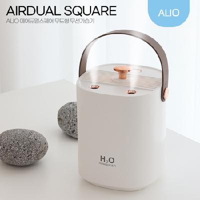 알리오 에어듀얼스퀘어 무선 가습기 / 듀얼분무 대용량 / 기념품 홍보물 인쇄
