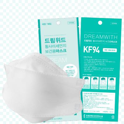 드림위드황사미세먼지보건용마스크(KF94, 대형, 흰색)