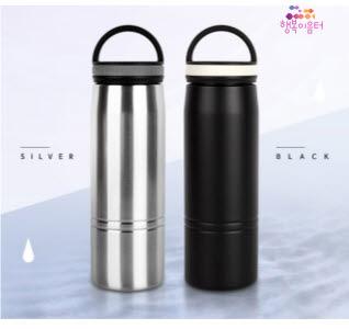 행복이음 보온보냉 진공텀블러 600ml