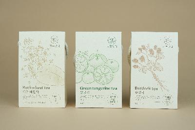 메밀차, 청귤차, 우엉차 세트
