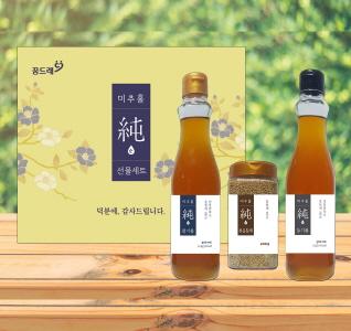 미추홀純(순) 참기름 선물세트 참들깨(300ml)
