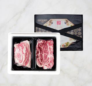 국내산 한돈 선물세트 1호(삼겹살 500g+목살 500g)