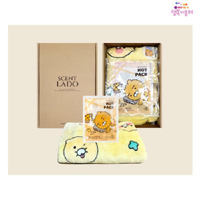 센트라도 프렌즈 담요+핫팩 세트