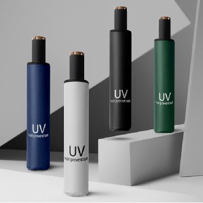 UV 솔리드 3단 수동 암막 양우산