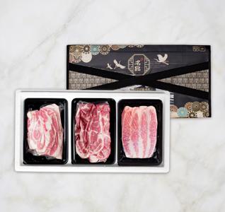 국내산 한돈 선물세트 2호(삼겹살 300g+목살 400g+항정살 300g)