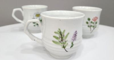 야생화엽찻잔 3p set 
