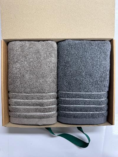 타월세트(2매, 호텔타월, 고중량, 타올, 면사, 숲정이, 수건, 기념품, 판촉물, 자수, 전사인쇄)