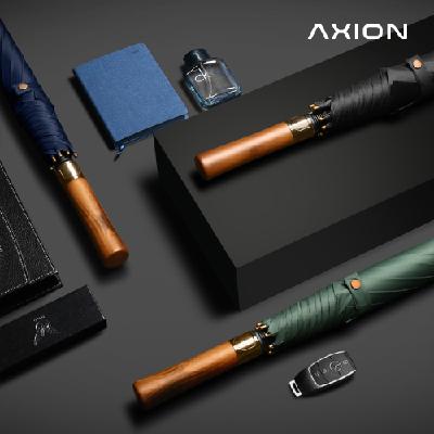 엑시온 럭셔리 골프 프리미엄 우드 장우산