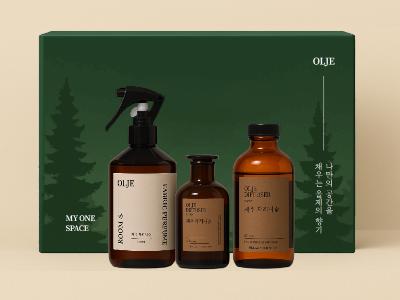 올제 패키지 제주 사려니숲(디퓨저 200ml + 룸앤패브릭퍼퓸 200ml)