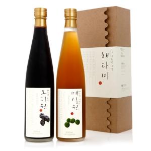 [명절 할인]해다미 발효원액 2종세트(오디+매실)